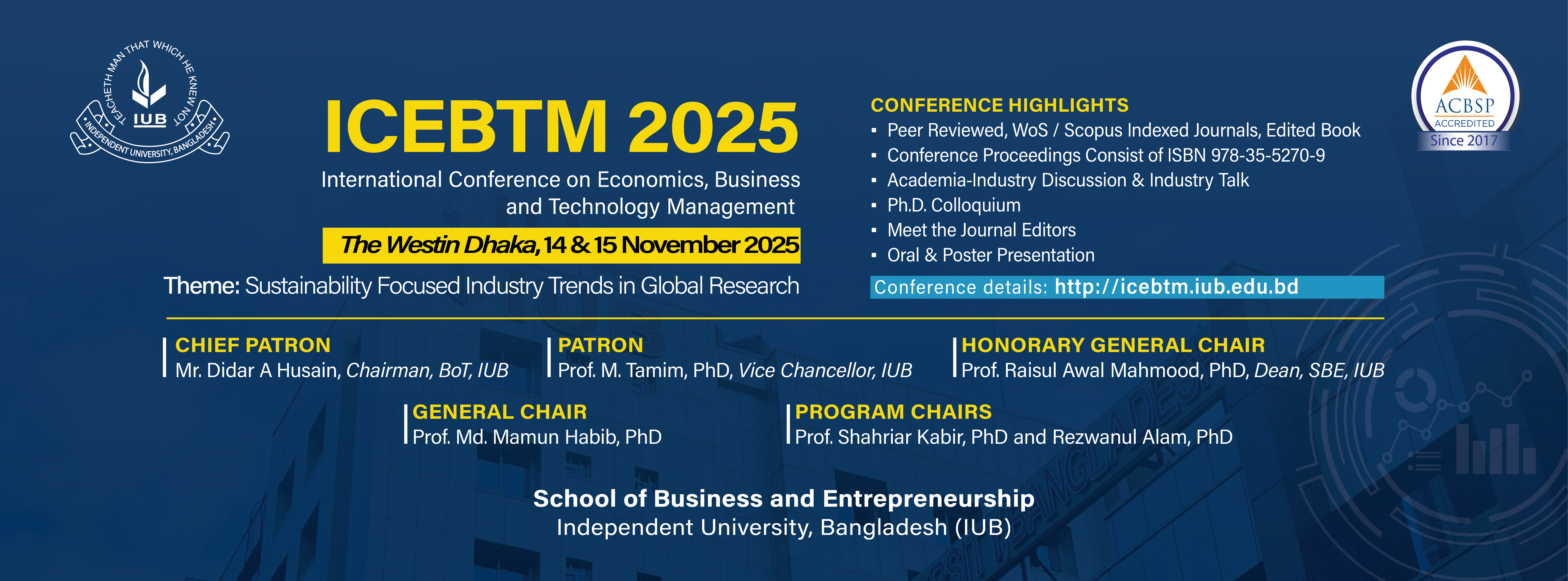 IUB hero Section Image